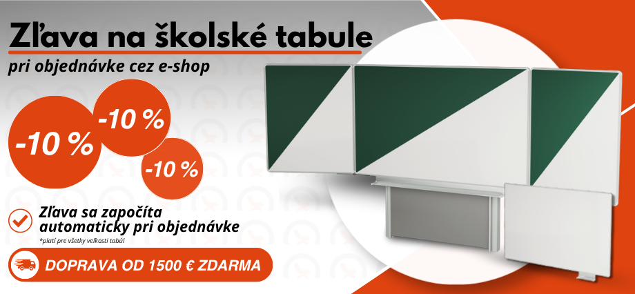 Zľava na školské tabule